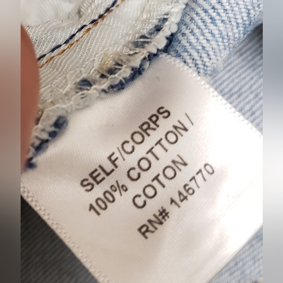 LEVI'S RE/DONE Denim Skirt with Faux Leather Buckle Belt Waist | Size 24 | NWT'S - Picture 7 of 12